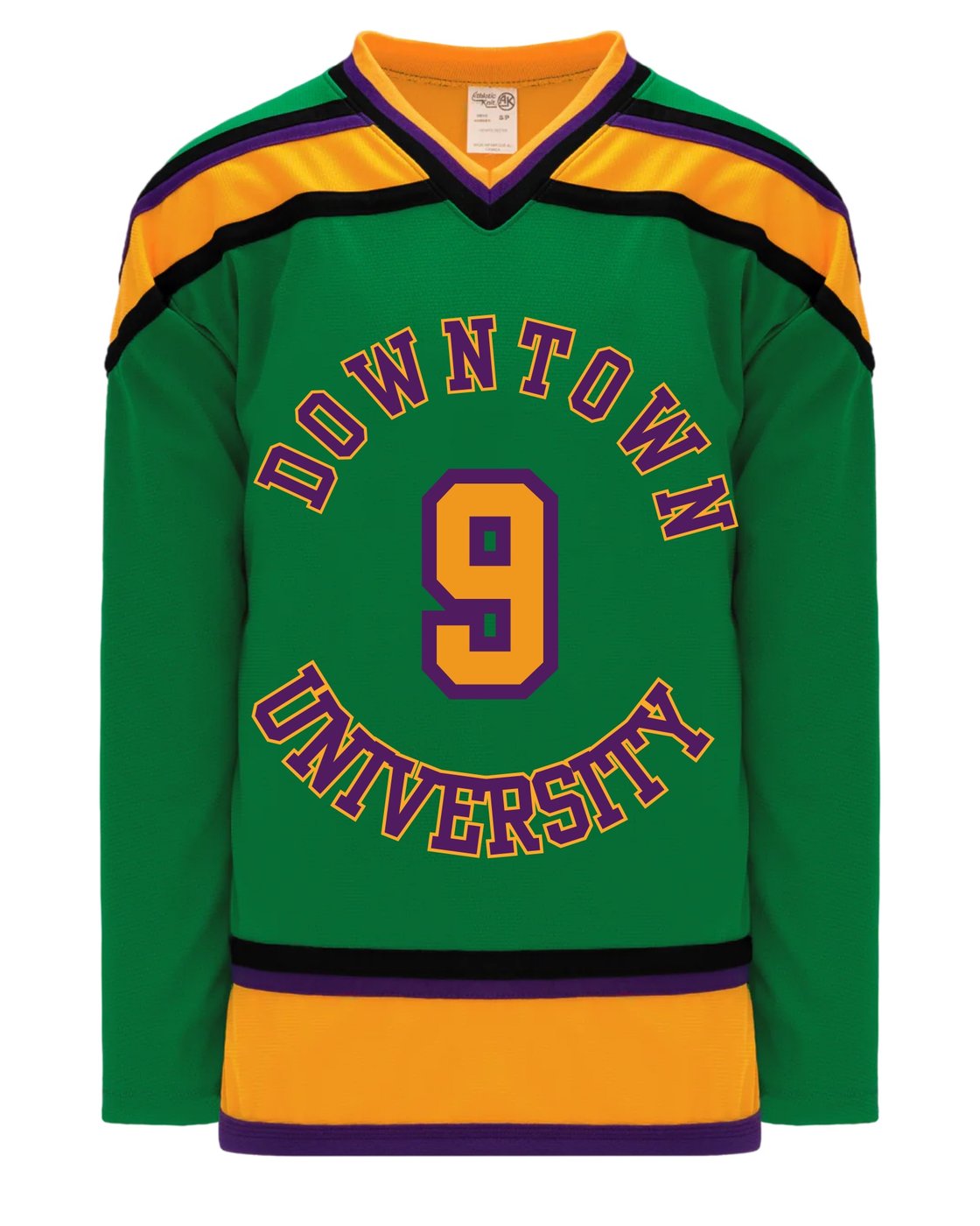 Image of Downtown University 9  (Purple, Green, & Gold)