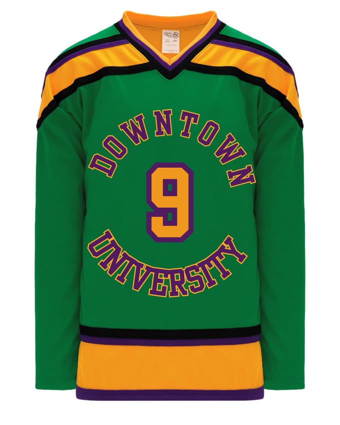 Image of Downtown University 9  (Purple, Green, & Gold)