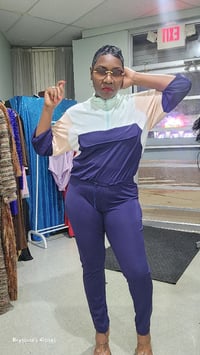 Image 3 of Blue on Blue jogger 