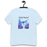Image 1 of Unisex classic tee, Simply Magical Dragonfly & Wildflower Tee