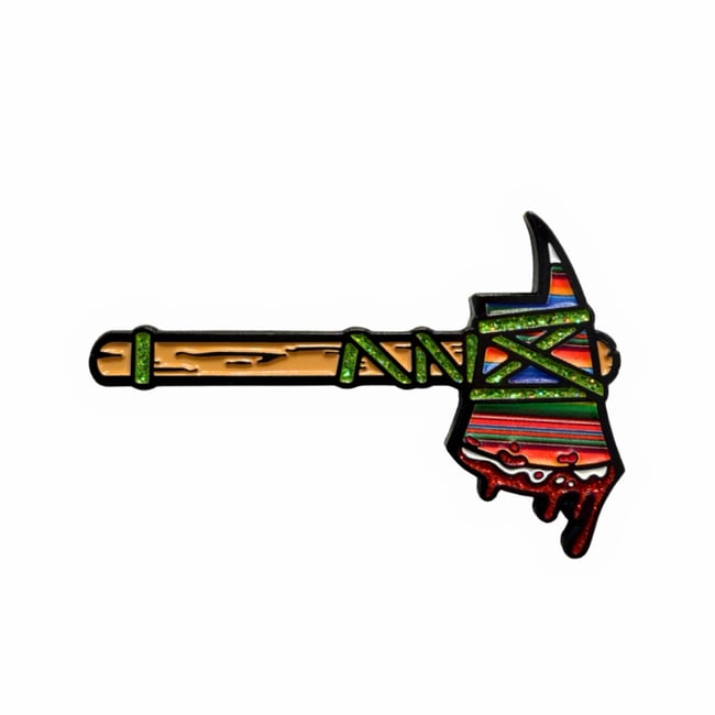 Brave Heart Pin - Serape Green