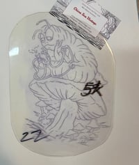 Image 1 of  By Rollo Vintage BIG Caterpillar Lewis Carroll Acetate Tattoo Stencil Malone