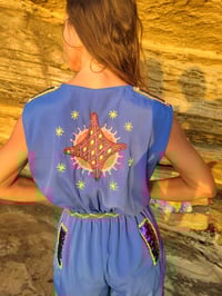 Image 2 of Star blue jumpsuit