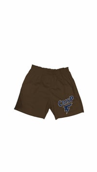 Brown and Navy