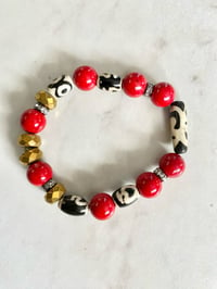 Eclectic Stretch Bead Bracelet 