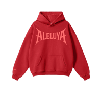 Image 1 of RED ALELUYA HOODIE 