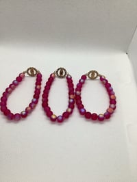 Image 10 of  Christian Frosted Beaded Bracelets 