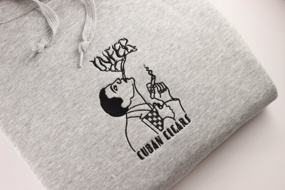Image of 'Cubans' Hoodie Grey