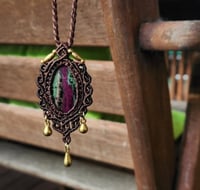 Image 1 of Ruby in Fuschite Antique Frame