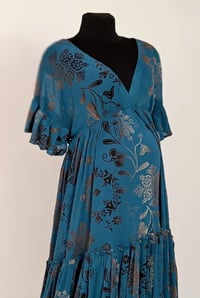 Image 6 of Lorette dress size S-M-L | turquoise | photo props