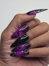 Image 2 of Purple Spell Press On Nails