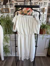 Image 1 of White dress plus size 