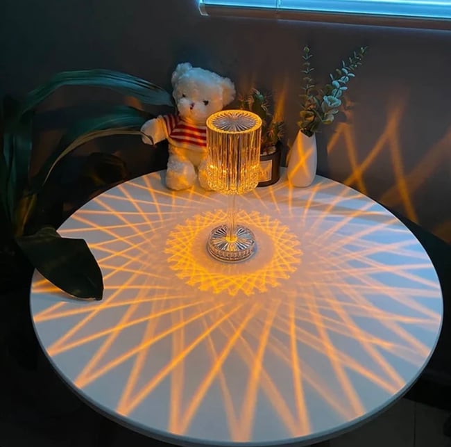 Diamond Crystal Lamp