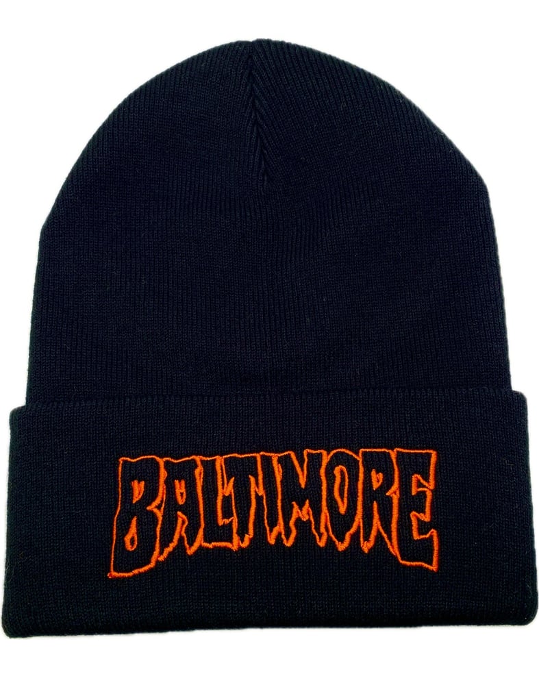 Image of Spooky Season Baltimore Beanie (Multiple Colors)