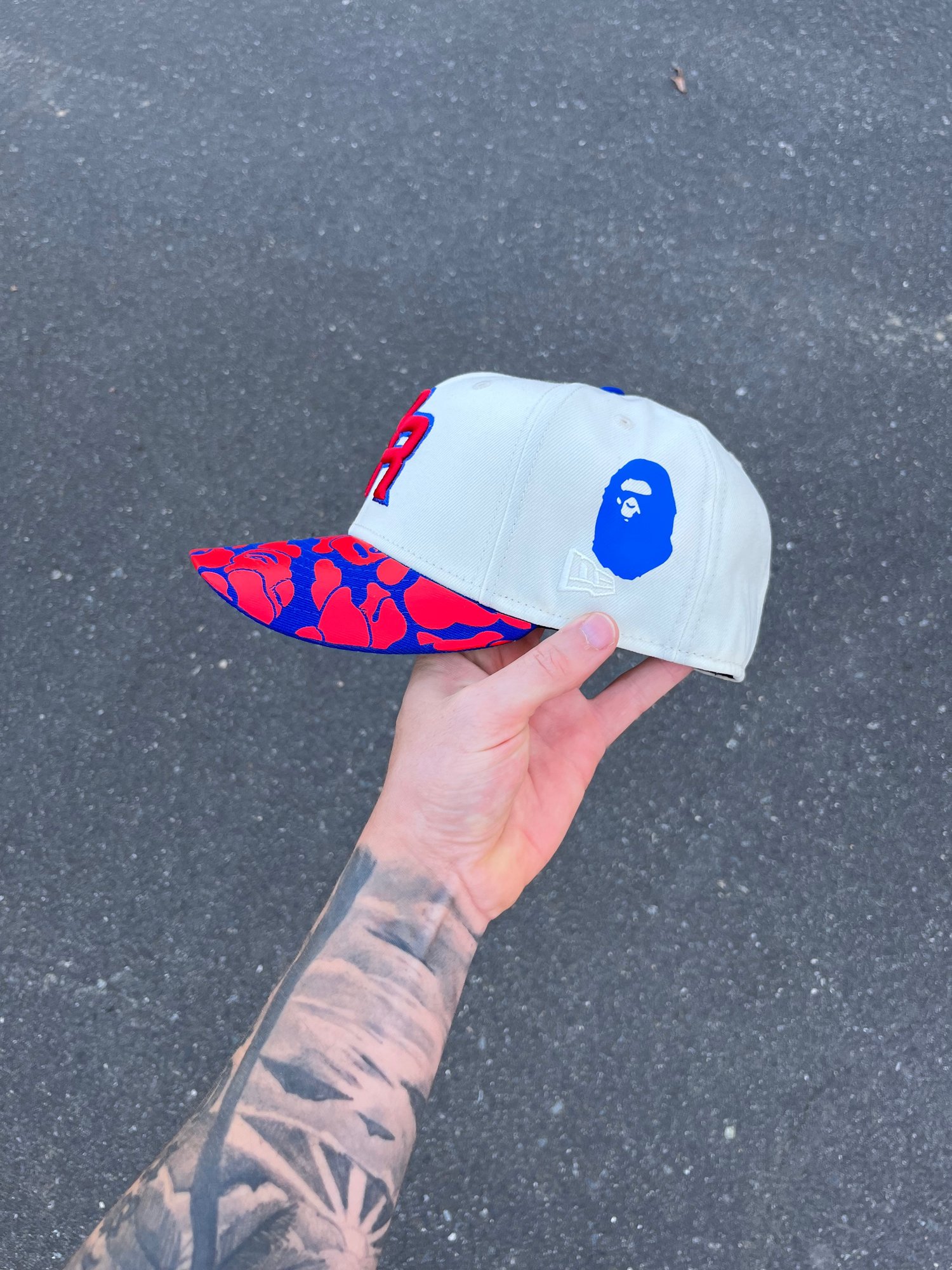 GREY BRIM CHROME MULTI TONE PUERTO RICO CUSTOM FITTED CAP | WORLDWIDE ...