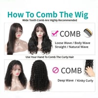Image 11 of 13X4 Burgundy Red Wig Long Straight Synthetic Lace Front Wig Dark Wine Colored Hair Lace Frontal Wig
