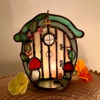Image 5 of Pink Fairy Door Candle Holder 