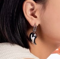 Image 3 of Blaze Charm Earrings