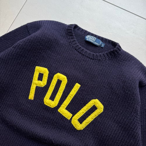 Image of 1990s Ralph Lauren Heavyweight Wool Knit, Size Medium