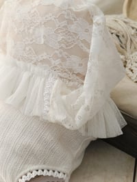 Image 2 of Sitter girls bodysuit - Lara | white | 9-12 months | cake smash