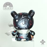 Image 4 of Macaroni -  Doodle Edition - Blazed - Custom 3" Kidrobot Dunny
