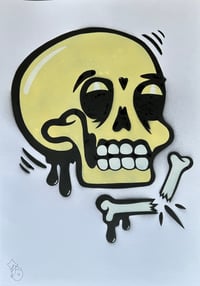 Image 2 of SkullTag Yellow