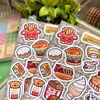 Image 2 of Fastfood | Matte Sticker Sheet