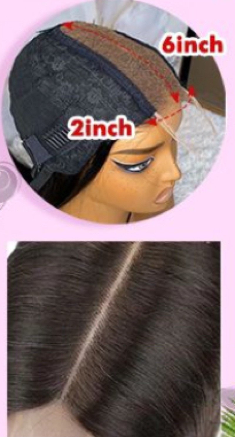 Image of 2x6 HD Lace Glueless Straight Wigs