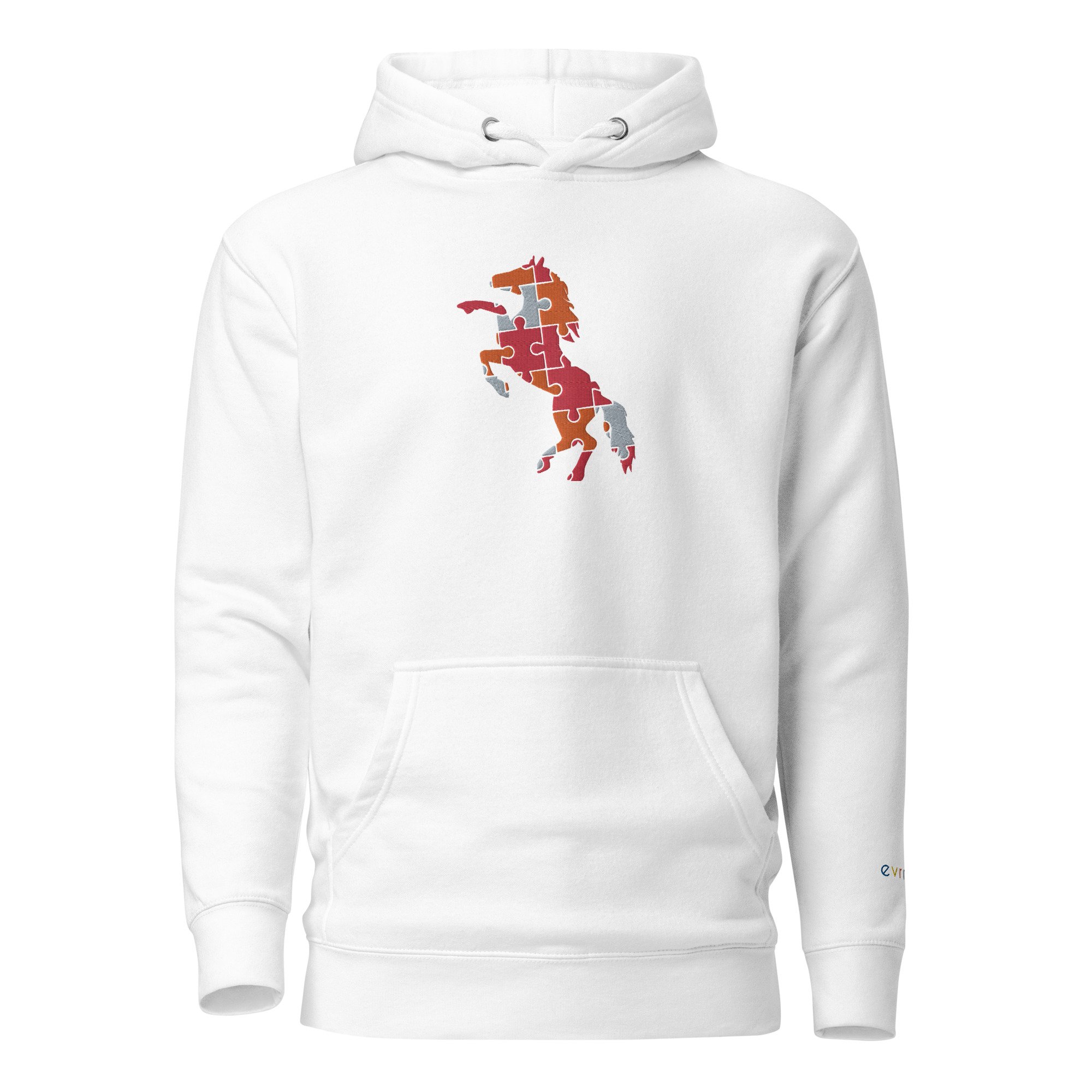 Image of evrmae puzzle horse hoodie