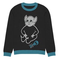 Image 11 of Totferatu Knitted crew neck sweater