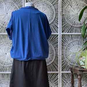 Image of Blue short sleeve jumper