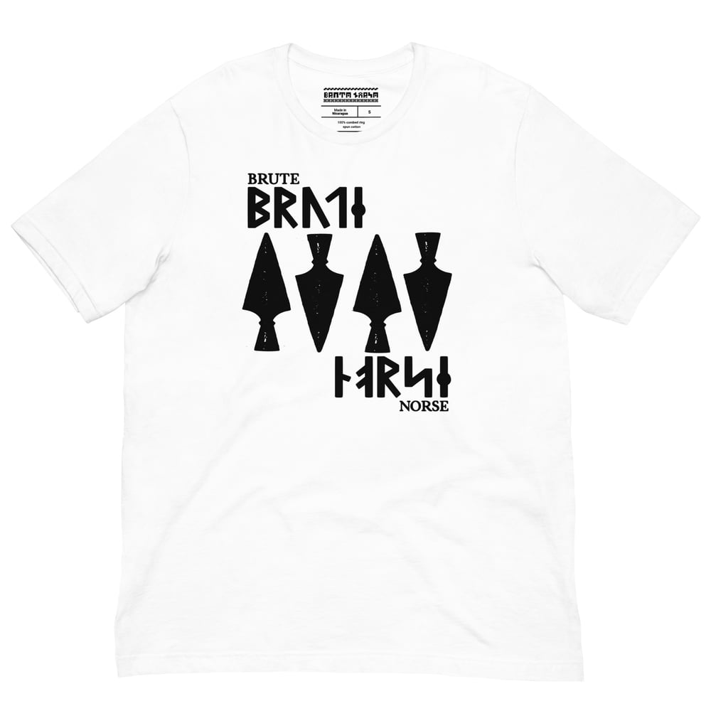 Brute Norse Ǫrvadrif logo tee