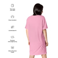 Image 3 of T-shirt dress (light pink)