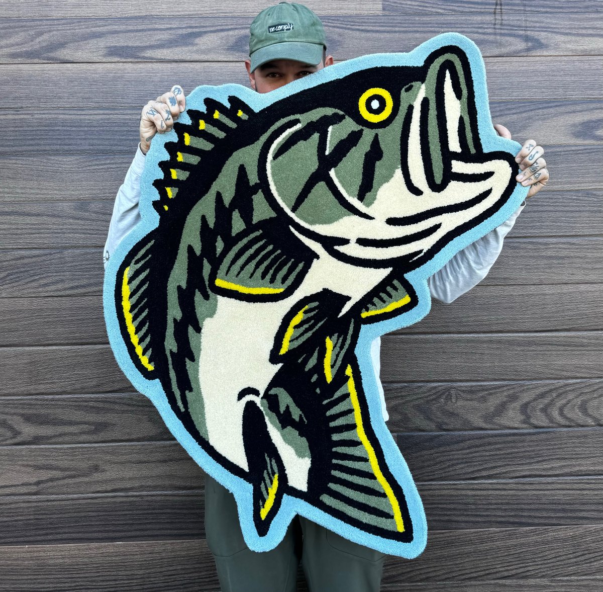 Catch Fish Not Feelings Carpet Decal – Big Bass Dreams