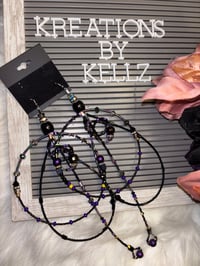 Image 1 of Radiant Purple Lage Hoop