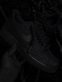 Image 1 of Black Glitter AF1