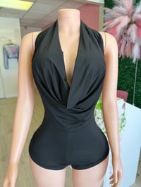 Image 3 of Blackout Barbie Romper