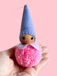 Image 1 of Wool PomPom Ornament #45