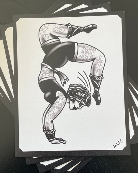 Image of Circus Performer - print 8x10