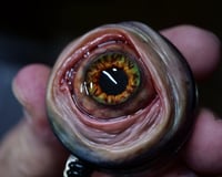 Image 3 of Handmade Realistic Eye Badge Reel Keychain