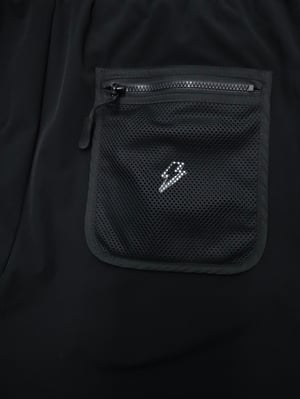 Image of Black Mesh Cargo Shorts