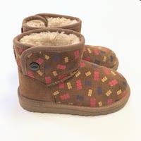 Image 2 of UGG Jona Confetti Logo Brown Kids Boots