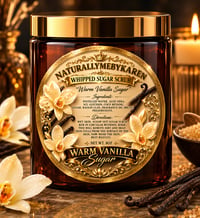 Image 2 of “WARM VANILLA SUGAR” “SILKY BODY OIL, BUTTERIFFIC body butter, whipped sugar scrub