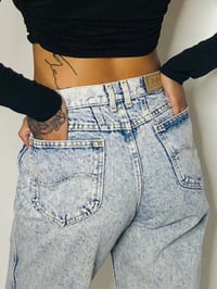 Image 2 of Vintage Lee Stone Wash Jeans