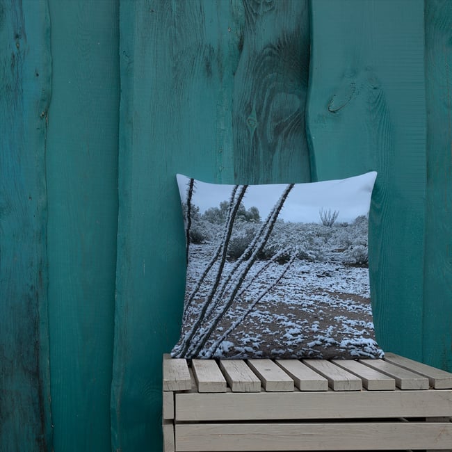 Desert Snow-Premium Pillow 1