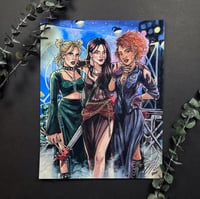 Image 1 of Hex Girls Signed Watercolor Print