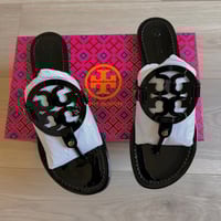 Image 1 of BLACK TORY BURCH SANDALS