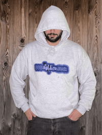 Image 3 of "WWW.SALLAZ.CO.UK" Hoodie. (ASH-GREY)