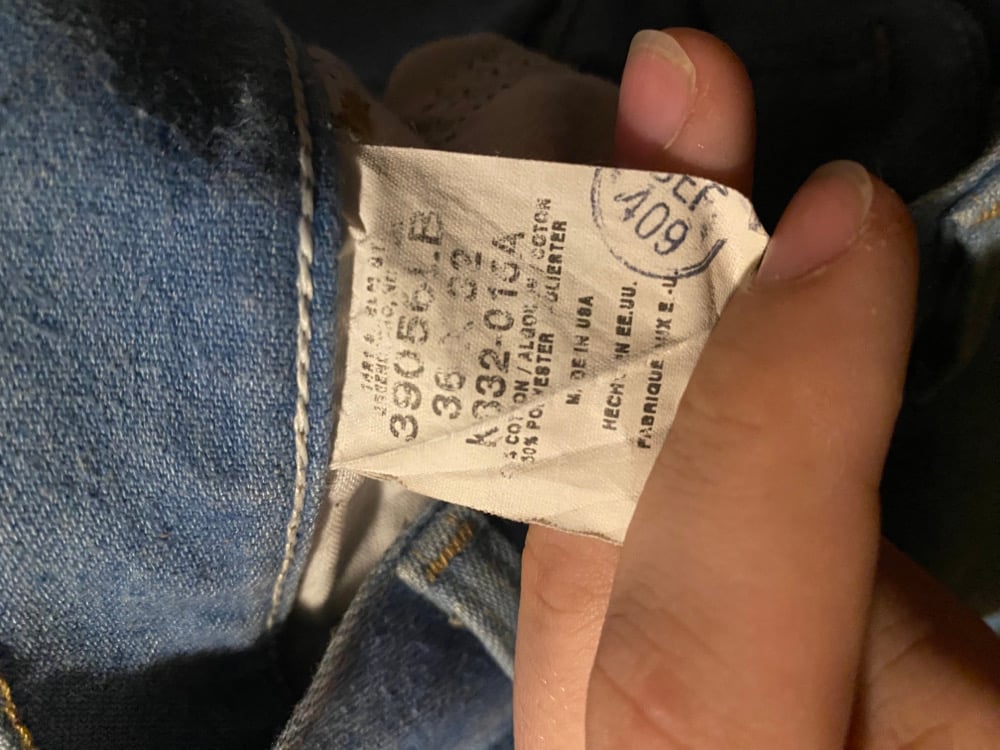 HUNGER AND DESIRE DENIM HAND PAINTED WRANGLER JEANS