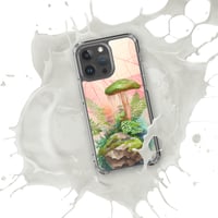 Image 1 of Colorful Mushroom/Fungus/Mycology Watercolor Painting Clear Case for iPhone®